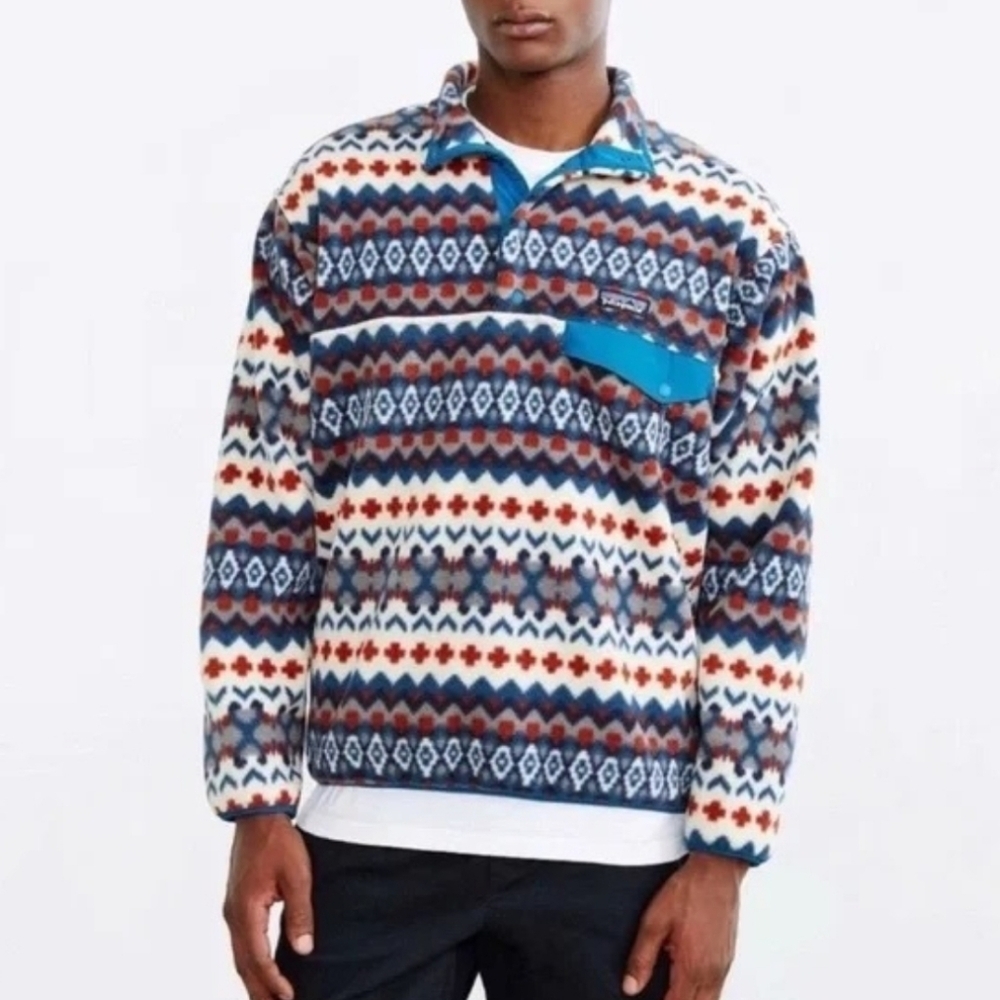 Patagonia Cliff Underwater Snap-T Aztec Multicolor Pullover